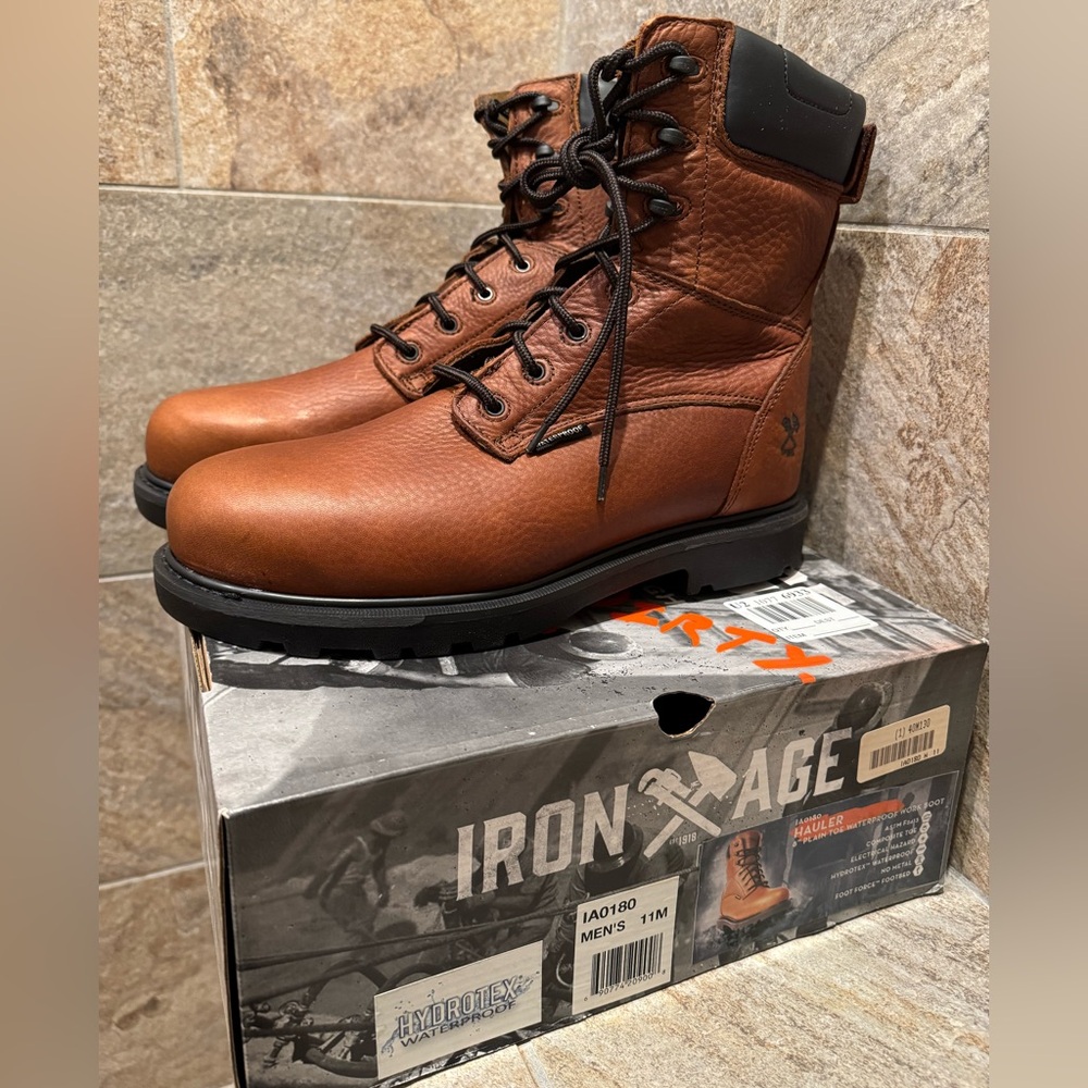 Iron Age Hauler Men’s 11M Composite Toe 8” Work Boot